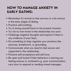 Master the art of calm in early dating with our anxiety-busting tips! 🌟 Discover empowering strategies to navigate those first-date jitters and foster genuine connections. 🚀 Unleash confidence and authenticity, turning anxiety into excitement! 💖 Ready to embrace the journey? Dive into stress-free dating success now! ✨ #DatingTips #AnxietyFreeDating #ConfidenceBoost #RelationshipGoals #LoveAdvice #DatingEmpowerment #AuthenticConnections #DatingSuccess #MindfulDating #FirstDateJittersFix Early Dating, Stages Of Dating, Find Love Again, Relationship Stages