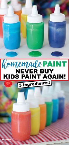 homemade paint never buy kids paint again