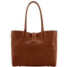 Scale It Up    This ladylike tote, made from Italian Vacchetta leather that grows softer with age, is our largest of the Amelie silhouettes and perfect for travel or work. Satchel Tote, Dooney And Bourke, Shopping Tote Bag, Dooney & Bourke, Everyday Bag, Amelie, Printed Leather, Dooney Bourke, Pebbled Leather