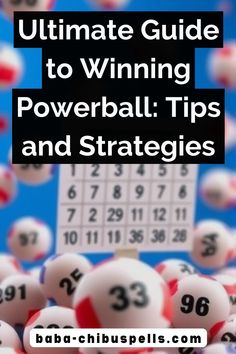 the ultimate guide to winning powerball tips and strategy