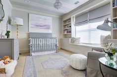 the baby's room is clean and ready to be used as a child's nursery