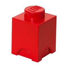 a red lego brick with the letter ef on it's top and bottom