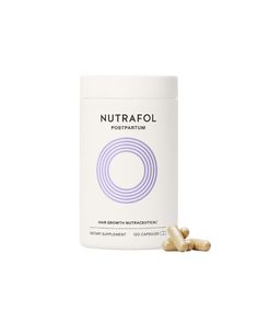 Nutrafol Women's Postpartum Hair Growth Supplement is a 100% natural and breastfeeding-friendly supplement designed for women experiencing hair thinning after childbirth. WHOLE-BODY RECOVERY: 26 clinically tested ingredients assist with nurturing the body after giving birth and help target root causes of postpartum hair thinning like physical and emotional stress, hormonal changes, and nutrient gaps OBGYN-DEVELOPED & BREASTFEEDING-FRIENDLY: Formulated by an OBGYN with natural, whole-food sourced Postpartum Hair, Growth Supplements, Improve Hair Growth, Hair Supplements, Hair Growth Supplement, Skin Science, Hair Thinning, Skin Medica, After Giving Birth