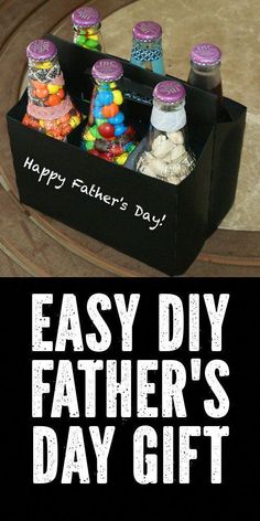 an easy father's day gift idea for the kids to make with their dad