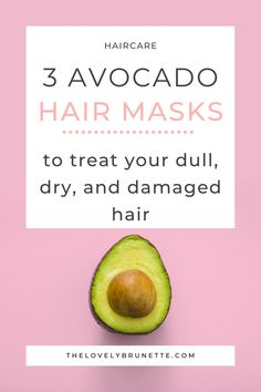 Avocados have loads of benefits. Try doing an avocado hair mask for damaged hair right from your kitchen. #AvocadoHairMask #HairMask #DryHair #DamagedHair Best Diy Hair Mask, Mask For Damaged Hair, Hair Mask For Damaged Hair, Coconut Oil Hair Mask