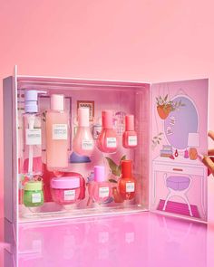 Cute Beauty Products, Skin Care Items List, Beauty Package Design, Cute Skincare Products Packaging, Preppy Skin Care Fridge, Skincare For 11-12 Yo, Ulta Skincare, Cute Pink Skincare