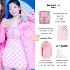 Dahyun Outfits, Pop Outfits, Cute School Stationary, Fashion Vocabulary, Flutter Dress