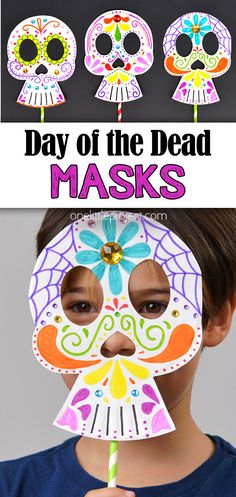 Paper Plate Day of the Dead Mask | DIY Sugar Skull Craft for Kids Diy Day Of The Dead, Sugar Skull Crafts, Paper Plate Masks, Mexico Crafts, Day Of The Dead Mask, Celebrations Around The World, Spider Crafts, Skull Crafts, Day Of The Dead Art