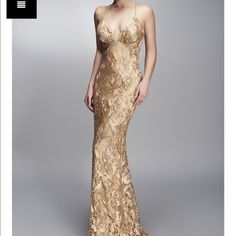 Nwt. Bought This For A Wedding And Never Ended Up Wearing! Boutique Doesn’t Accept Returns. Super Comfortable! Dress Is Blush, Not Gold! Blush Is No Longer Sold In Stores. Nicole Bakti, Long Sleeve Evening Gowns, Sheath Skirt, Cute Wedding Dress, Unique Prom Dresses, Prom Dress Inspiration, Sequin Gown, Gowns With Sleeves, Party Style