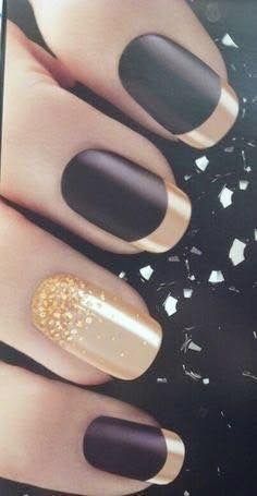 New Years Eve Nails, Black Nail Designs, Super Nails, Nails French, Winter Nail Art