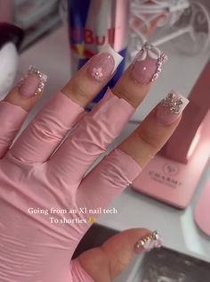 Baddies Nails, Birthday Nails Ideas, Cute Nails Ideas, Acrylic Short Nails, Girly Nails, Fye Nails, Coffin Nails Matte, Nail Goals, Nail Time