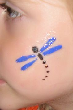 easy cheek painting ideas for kids - Google Search Cheek Painting, Bodysuit Tattoos, Painting Ideas For Kids