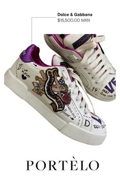 Compra en Portèlo Sneakers Dolce & Gabbana. 6.5 US | 36.5 EU | 3.5 MX Sneakers Dolce & Gabbana. Tenis de Moda 2021 mujer, Dolce & Gabbana Tennis, Tenis de Moda blancos mujer, Sneakers Fashion Outfits , Sneakers Fashion Women's. Encuentra moda de lujo en Portèlo hasta -90% de su precio original Sneakers Fashion Women's, Dolce & Gabbana, Front Row, Fashion Women