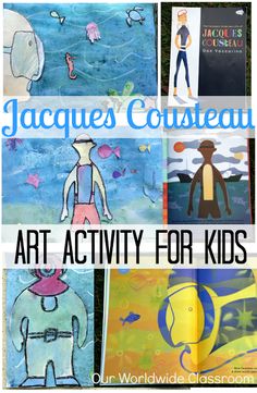 an art activity for kids with pictures of people and animals