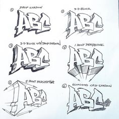 some type of graffiti written in different letters and numbers on a piece of white paper