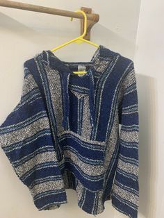 Vintage Artesanias Mexican Baja Hippe Surfer Drug Rug Skater Hoodie 90s Size L. Condition is "Pre-owned". Shipped with USPS Priority Mail. Surfer Hoodie, Skater Fashion, Skater Hoodie, Priority Mail, Outfit Ideas