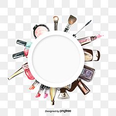 Makeup Backgrounds, Makeup Illustration, Pink Makeup Brush, Luxury Cosmetics