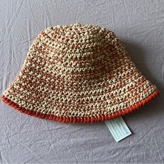 A Lightweight And Breezy Warm-Weather Style, This Retro-Cool Bucket Hat Is Crafted Of Woven Cotton And Recycled Polyester. 72% Cotton, 28% Recycled Polyester Style No. Ck052 The Hat For Sale Doesn’t Have A “C” Like The Stock Photo Shows. Fall Crochet Hats, Cool Bucket Hats, Blue Bucket Hat, Coach Floral, Denim Baseball Cap, Crochet Bucket, Crochet Bucket Hat, Leather Patchwork, Crochet Fall