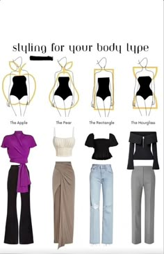 Pear Body Shape Fashion, Apple Body Shape Outfits, Pear Shaped Dresses, Hourglass Outfits, Pear Shapes