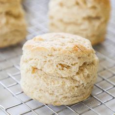 some type of biscuit on a cooling rack