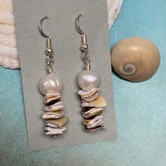 Take Me To The Beach ! And You Can Come Along. Fit For A Mermaid, I Made These With Genuine Freshwater Potato Pearls Placed Atop Stacked Shell Fragments. Stunning Summer Fun. Made By Me New, Never Worn Silver Plated Nickel Free Ear Wires Bundle With Other Items For A Discount & Pay Only One Shipping. See You At The Beach! Beachy Mermaid Pearls Freshwater Shells Coastal Summer Handmade Elegant White Pearl Earrings For Beach, White Shell Dangle Jewelry, White Shell Dangle Pearl Earrings, White Shell Pearl Dangle Earrings, White Dangle Shell Pearl Earrings, White Dangle Earrings For Beach, White Dangle Pearl Earrings For Beach, White Dangle Earrings For The Beach, White Dangle Pearl Earrings With Shell