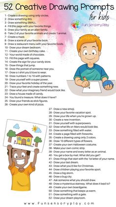 an activity sheet for kids to learn how to draw