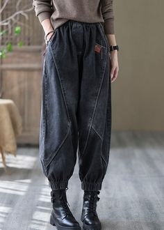 Smart Casual Menswear, Black Harem Pants, Street Jeans, Pants Denim, Half Sleeve Tops, Jeans For Women, Jeans Size Chart, Looks Style, Mens Fashion Casual