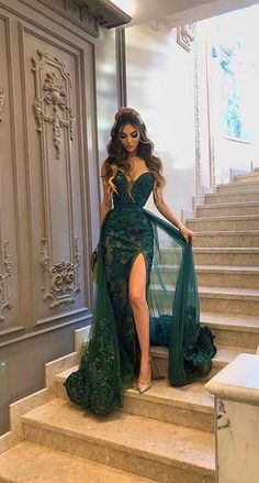 Green Prom Dress Long, Trendy Prom Dresses, Gaun Fashion, Stunning Prom Dresses, Prom Dress Inspiration, Cute Prom Dresses, Pretty Prom Dresses, فستان سهرة, Green Prom Dress