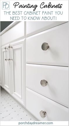 the best cabinet paint you need to know about in this post it's all white