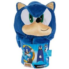 sonic the hedge plush toy in a box