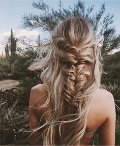 Summer Hair Trends, Stunning Hairstyles, Fishtail Braid, Bohemian Hairstyles, Mermaid Hair, Boho Hairstyles, Fish Tail Braid