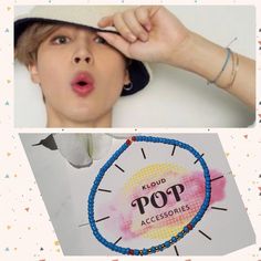 a collage of photos with the words pop accessories on it and an image of a young man wearing a hat