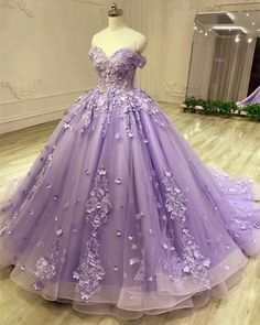 Purple Quince Dress, Purple Ball Gown, Cheap Quinceanera Dresses, Purple Quinceanera, Gaun Abad Pertengahan, Purple Quince, Ball Gown Quinceanera Dresses, Purple Quinceanera Dresses, Tulle Balls