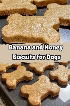 there are many dog biscuits on the pan