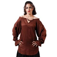 McGreedy Pirate Blouse Color Chocolate