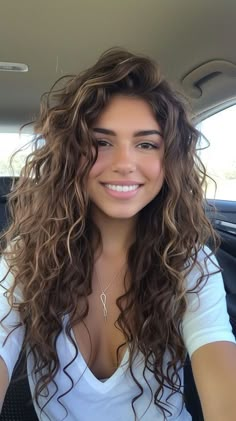 Permed Hair With Layers, Long Permed Hair, Long Curly Hair Cuts, Long Layered Wavy Hair, Long Layered Curly Hair Face Framing, Naturally Wavy Hair Cuts, Permed Hair