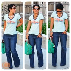 mimi g.: Old Navy Never Looked So Good in T-shirt & Jeans Dress Up A Tshirt, Tshirt And Jeans, T Shirt And Jeans, Look Chic, Fashion Advice