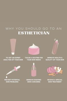 Pink Esthetician Quotes, Openings Available Esthetician, Reasons To Care For Your Skin, Marketing Ideas For Estheticians, Spiritual Esthetician Room, Beauty Esthetician Room, Esthetician Student Quotes, Black Women Esthetician, Things Every Esthetician Needs