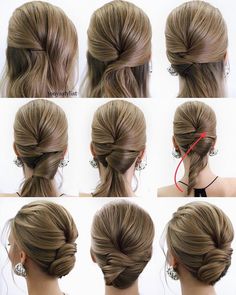 We always get much inspiration from DIY wedding ideas and today in this post we will get into wedding hairstyles. No matter your hair is long or short, your 3 Braids, Sanggul Modern, Updo Hairstyles Tutorials, Hairstyles Natural, Hairstyle Tutorials, Bridal Hair Updo, Hairstyles Braided, Hairstyle Tutorial