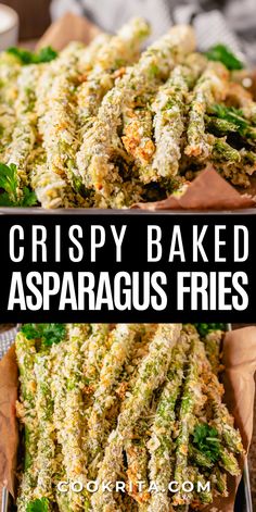 Healthy Baked Parmesan Asparagus Fries: So Crispy & Tasty