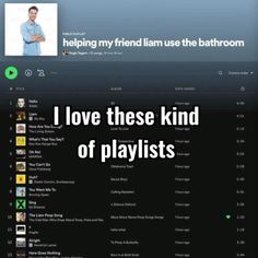 i love these kind of playlists on the webpage for fans of this game