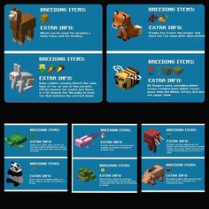 the instructions for how to make an animal minecraft crafting project in minecraft