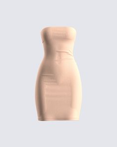 A simple look that leaves room for you to dress it up or down 🤍 This beige tube dress is made from jersey fabric complete with a built-in bandeau and a figure-hugging body con fit. Have fun accessorizing this look and show them what you're working with 😜 Cute Simple Dresses Casual, Basic Dresses, Future Of Fashion, Best Friend Outfits, Welcome To The Future, Simple Look, Beige Dress, Dress Beige, 2000s Fashion Outfits