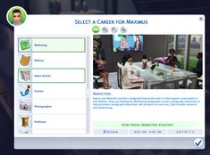 a computer screen shot of a web page with people on the table and in the background