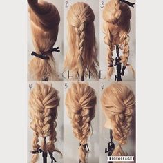 Sweet Hairstyles, Pinterest Hair, Work Hairstyles, Easy Braids, Hair Tutorials, Aesthetic Hair, Hair Dos, Bridesmaid Hair