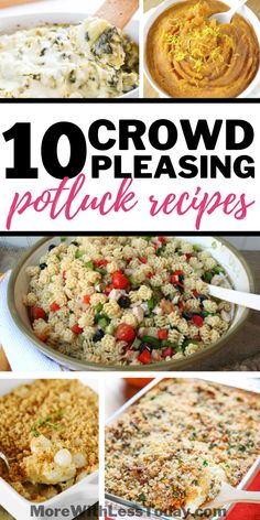 10 crowd pleasing potluck recipes