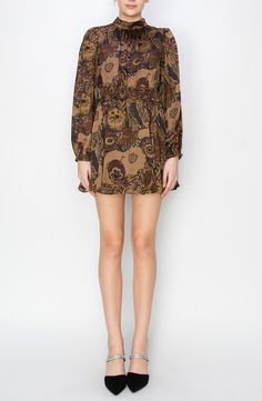 MELLODAY Floral Long Sleeve Minidress | Nordstrom Long Sleeve Satin Dress, Earthy Hues, Fall Wardrobe Essentials, Long Sleeve Knit Dress, Rust Dress, Wrap Midi Dress, Dresses 2024, Pink Maxi Dress, Dress Shapes