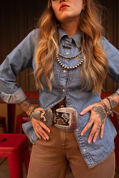 STREETS AHEAD SNAKE LARGE BUCKLE SET BELT Plus Size Western Belt, Big Belt Buckle Outfit, Ft Worth Stockyards Outfit, Western Gothic Fashion, Edgy Western Style, Boho Chic Boots, Big Buckle Belt, Kimono Outerwear, Cowgirl Style Outfits