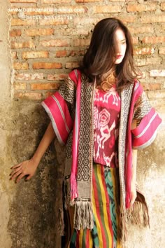 Unique Street Style, Fashion Batik, Batik Amarillis, Jacket Coat Fashion, Urban Fashion Women