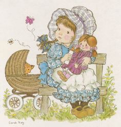 Holly Hobbie Vintage, Sarah's Day, Sweet Pic, Baby Mouse